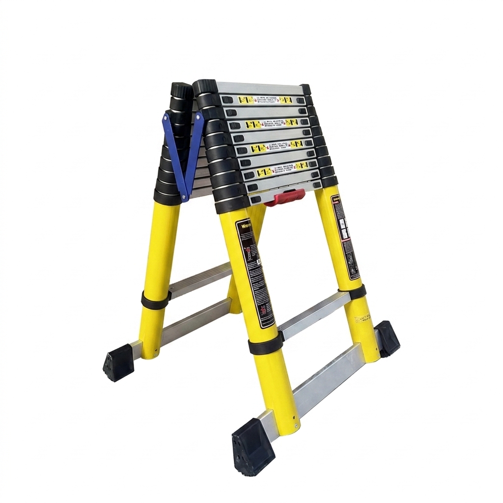 Double Side Aluminum Telescopic Ladder