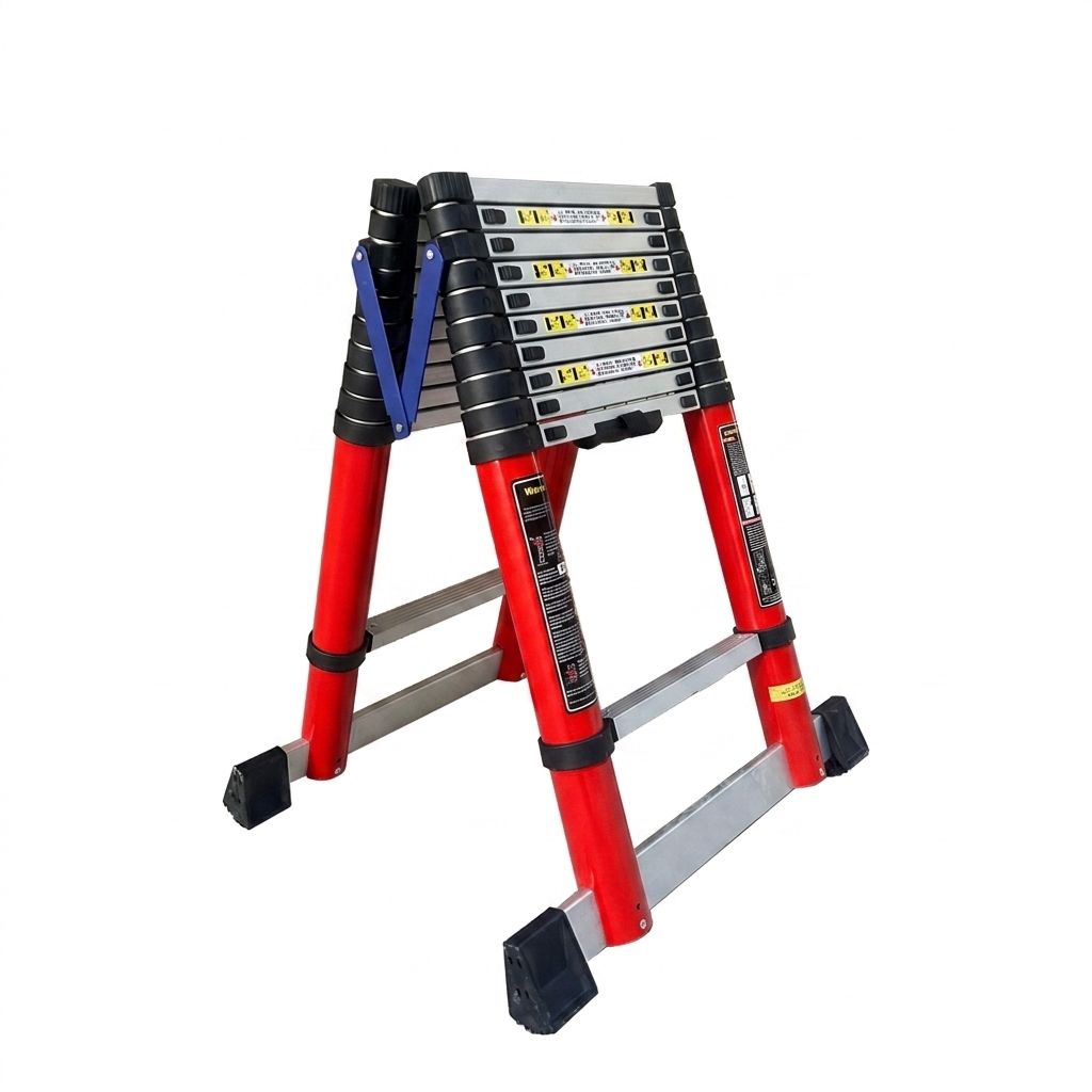 Double Side Aluminum Telescopic Ladder